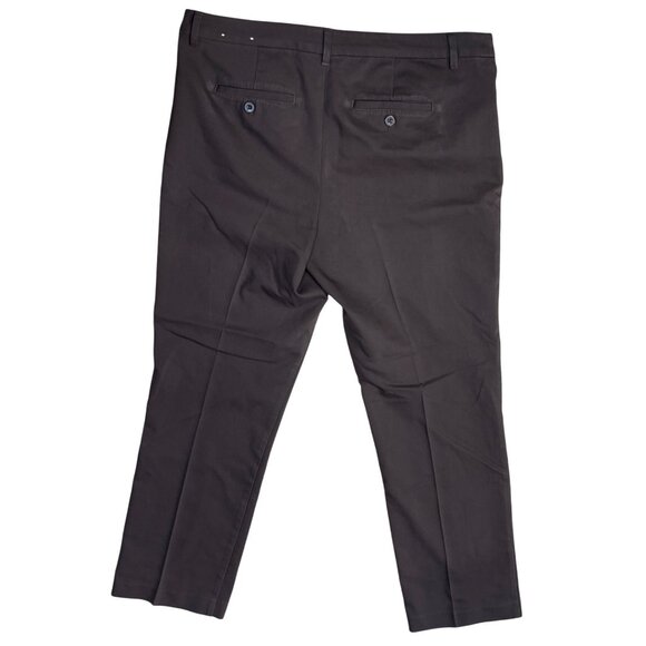 Christopher & Banks Trouser Pants Chocolate Brown Size 12 Stretch Career Workwea - Picture 2 of 5